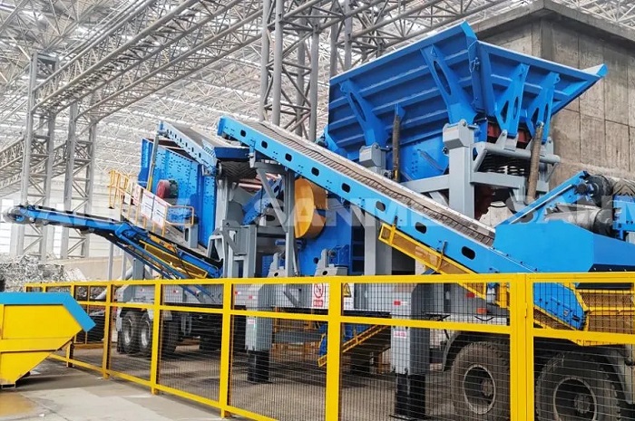 時(shí)產(chǎn)值近600萬(wàn)！山美移動(dòng)式破碎篩分一體站助力江蘇高碳鉻鐵礦破碎項(xiàng)目建設(shè)