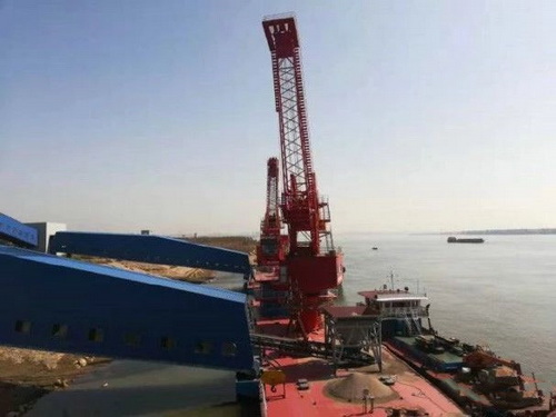 湖北一永久性砂石集并中心建成，總投資約2.5億元，年設計吞吐量360萬噸