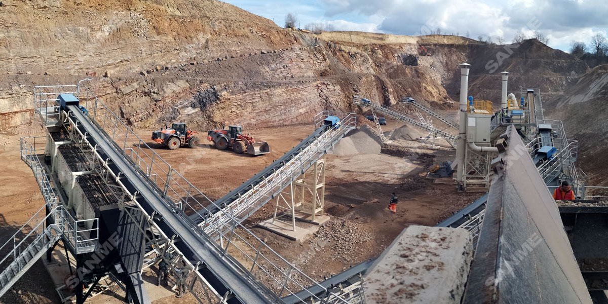 疫情擋不住中國產(chǎn)品走向歐洲 山美股份提供成套設備的骨料生產(chǎn)線調(diào)試投產(chǎn)，產(chǎn)量超預期！