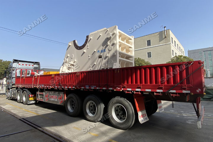 新年發(fā)貨忙｜上海山美股份高性能破碎篩分裝備發(fā)往安徽銅陵，服務于當?shù)啬戤a(chǎn)300萬噸骨料生產(chǎn)線