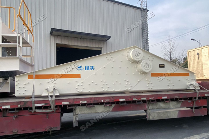 新年發(fā)貨忙｜上海山美股份高性能破碎篩分裝備發(fā)往安徽銅陵，服務于當?shù)啬戤a(chǎn)300萬噸骨料生產(chǎn)線