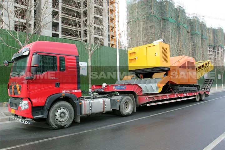 顛覆傳統(tǒng)裝車(chē)方式，山美履帶式取料機(jī)助您實(shí)現(xiàn)降本增效、節(jié)能減排！