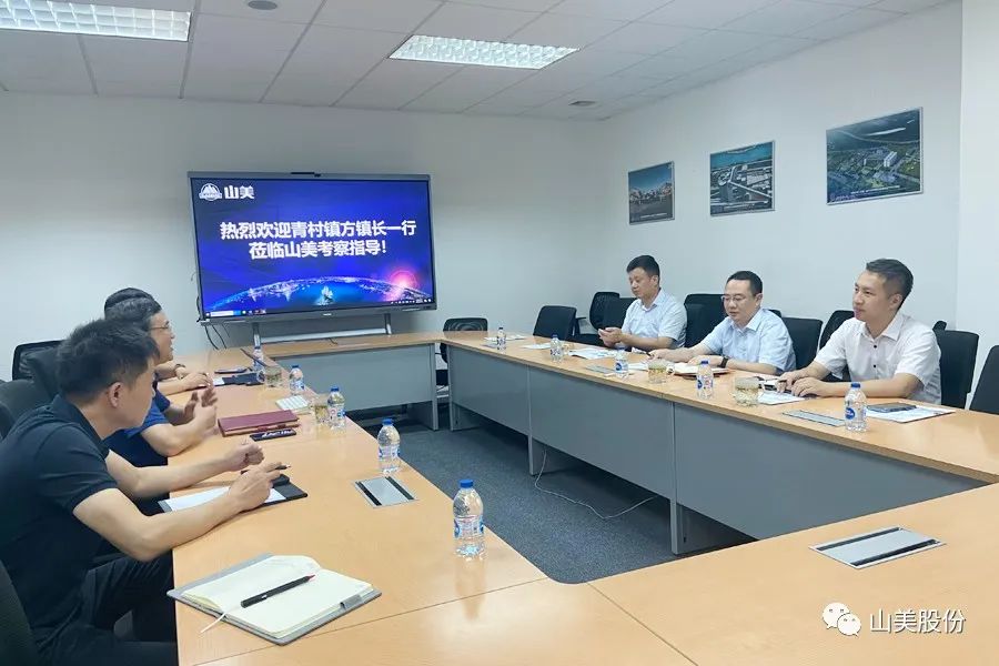 上海市奉賢區(qū)青村鎮(zhèn)黨委副書記、鎮(zhèn)長(zhǎng)方偉一行蒞臨上海山美股份考察調(diào)研